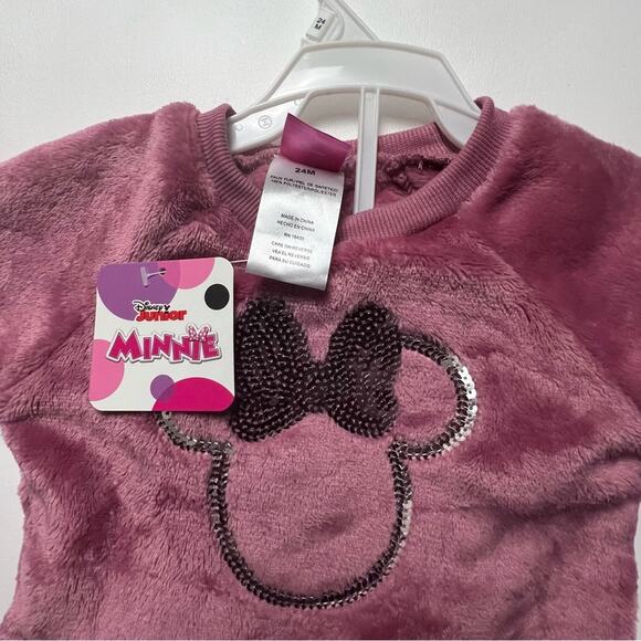 Disney Junior Baby Girl Minnie Mouse Girl’s Matching Sweater and Leggings Sz 24M - Picture 5 of 11